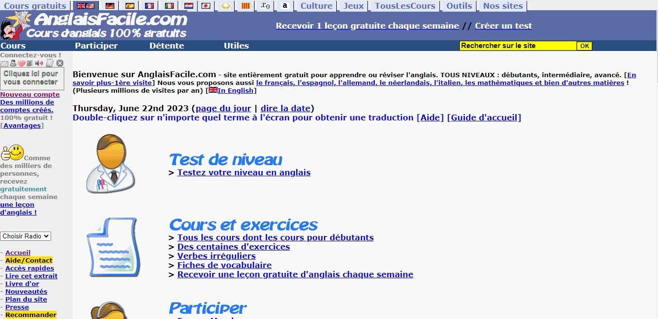 AnglaisFacile - Cours d’anglais pour adulte