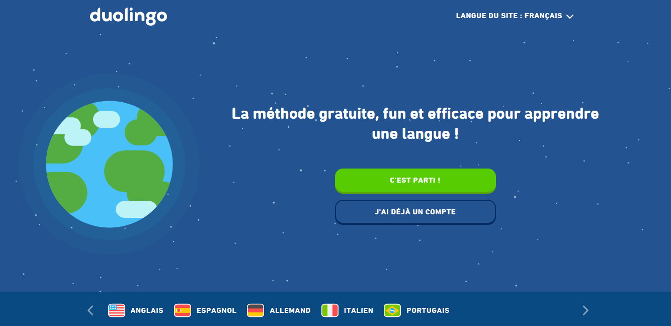 Duolingo - Cours d’anglais pour adulte