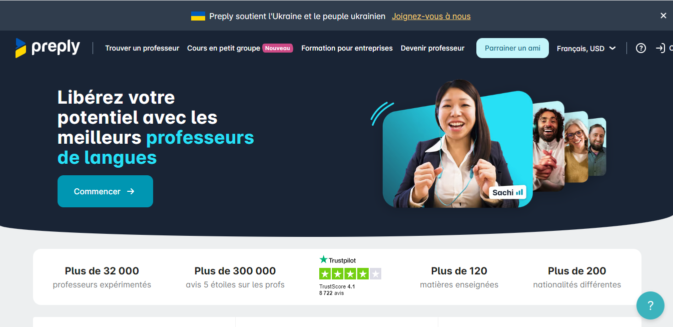 Preply - Cours d’anglais pour adulte