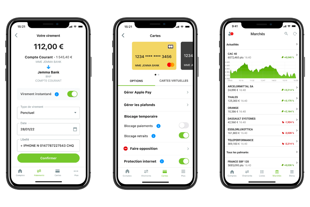 Application Fortuneo