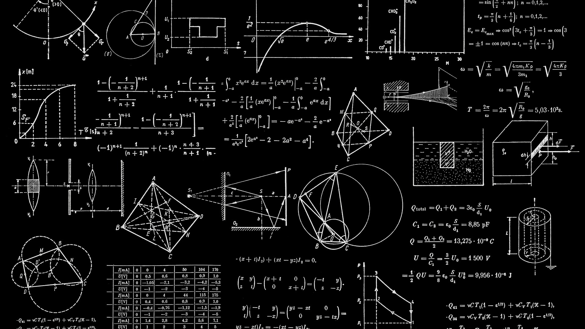 Mathématicien résolvant des équations au tableau